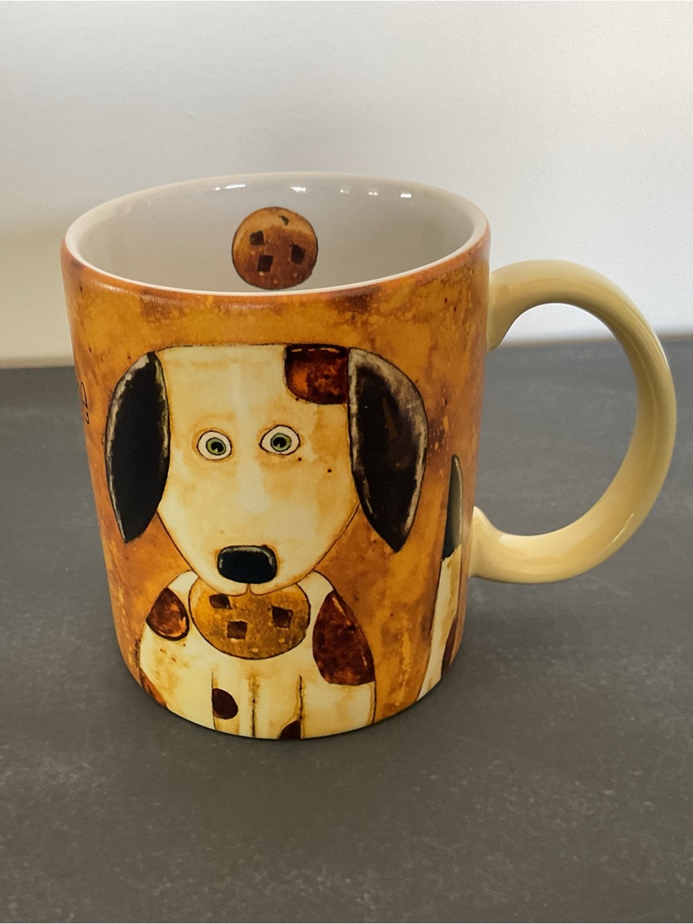 Lang “All Mine” 2003 Dog Coffee Mug Limited Edition Artwork by Karen H Good